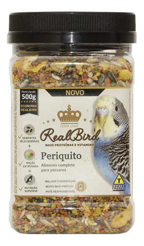 Ração Zootekna Para Periquito Realbird 500g