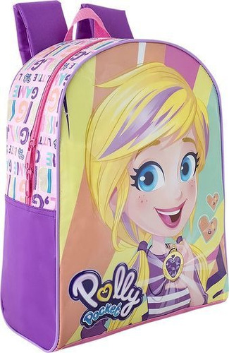 Imagem 2 de 3 de Mochila 16 Infantil Xeryus 9542 Polly Pocket X1 Escolar