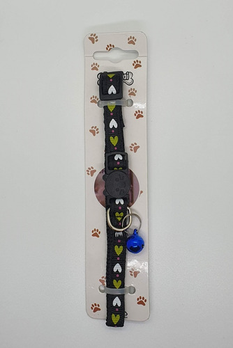 Collar Para Gato Anti Ahorque Ajustable Con Cascabel