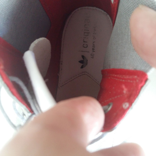 Tênis Easy Five Hi W adidas Feminino Cinza Vermelho Tam.39