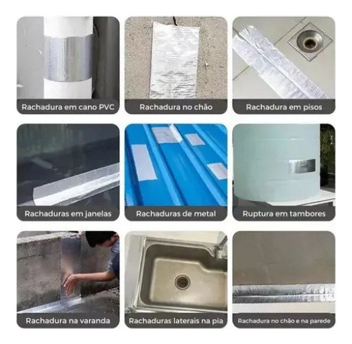 Q Cinta Súper Impermeable Para Fugas Y Grietas