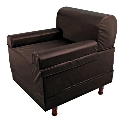 Sillon Cama Una Plaza 190x65 Patas Ecocuero Espuma Jmp