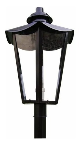 Aplique Lampara Farol Jardin Con Adaptador Para Pilar 1131