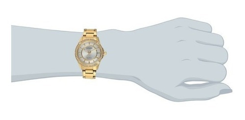 Imagen 3 de 3 de Citizen Eco-drive Swarovski Gold Fe6062-56a ....... Dcmstore