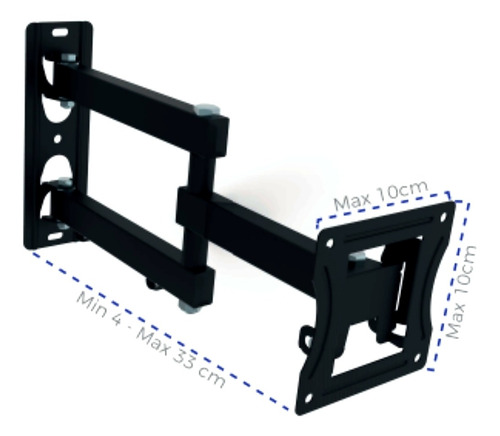 Rack Doble Brazo Monitor O Tv 13a26p