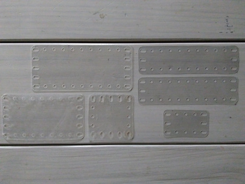 Meccano Inglés Lote Placas De Plástico
