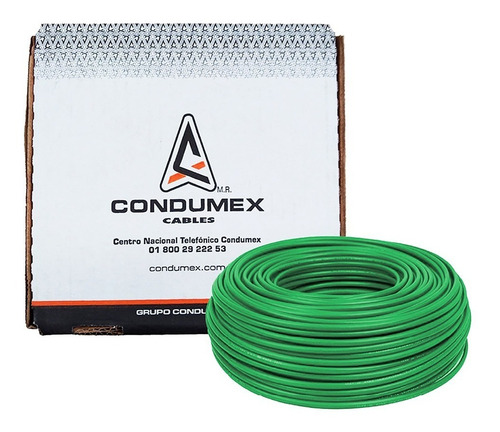 Imagen 2 de 8 de Caja 100 Mts Cable Rojo Thw Cal 12 Aw Condumex Vinanel Xxi