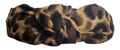Diadema Anudada Animal Print