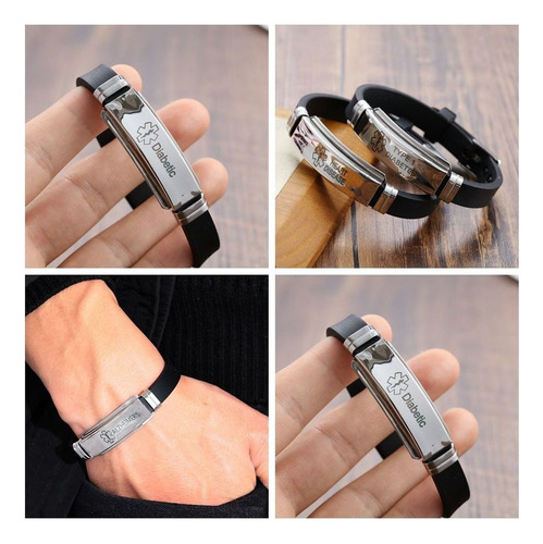 Pulsera De Alerta Médica Para Diabetes, Epilepsia