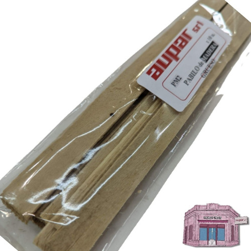 Imagen 1 de 10 de Pabilo De Madera Natural Y Eco-parafina Y Cera De Soja- Pm2