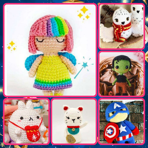Kit Imprimible Amigurumis +1000 Patrones Pdf (Usado)