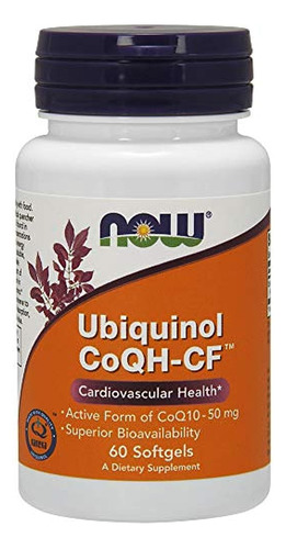 Suplementos Now, Ubiquinol Coqh-cf (la Forma Activa De Coq10