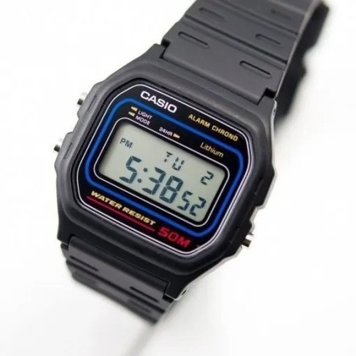 Reloj Casio W-59-1v Sumergible 50m Vintage Retro Original