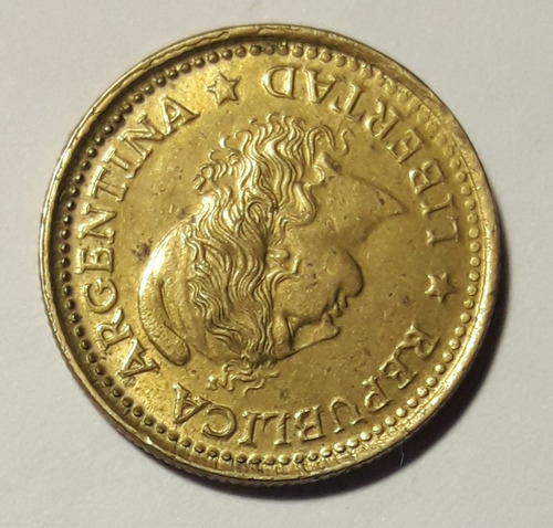 Moneda Argentina 20 Centavos 1974 Error De Giro 