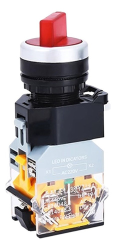 Czke 22mm La38-11xd/2/la38-20xd/3 Knob Switch With Led Lamp