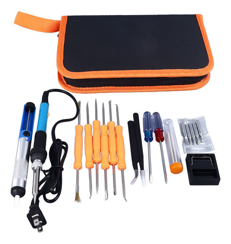 Kit De Soldador Soldador Ajustable De Temperatura De 110v