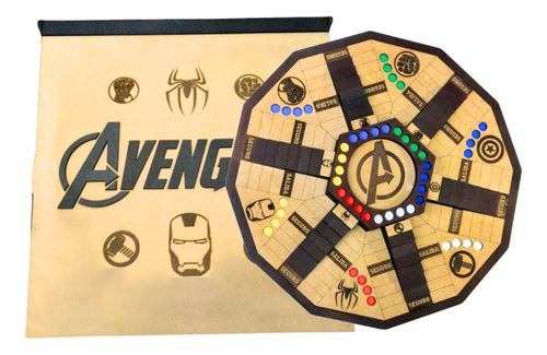 Parques 3d De 6 Puestos Edicion Especial Avengers De Lujo!!!