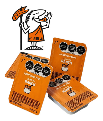 Dip Aderezo Ranch Y Buffalo Ranch 60 Piezas De 43g 30 De C/u