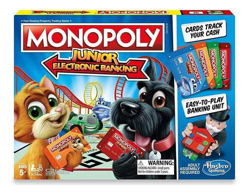 Juego De Mesa Monopoly Junior -banca Electronica