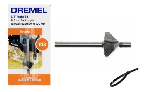 Fresa 1/8 Borde En Chanfle Minitorno Dremel 618 Bise + Reg