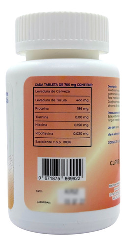 Probiótico Para Perro 130 Tabletas Digestion Vitamina