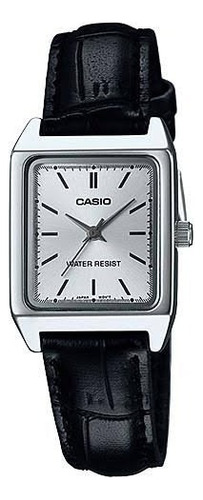 Reloj Casio Modelo Ltp V007 Negro Caratula Blanca