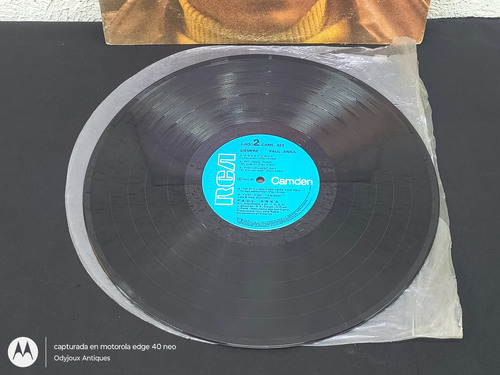 Disco Lp Vinilo Paul Anka - Siempre Amor Infantil Rca 1972 Estándar (Usado)