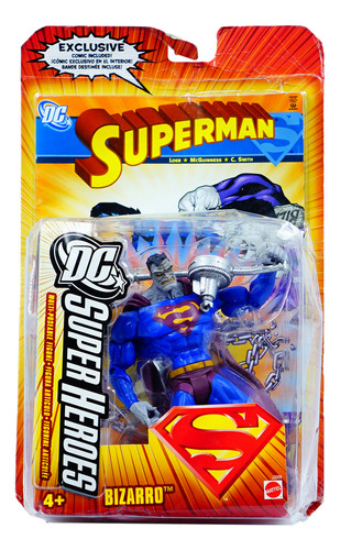 Dc Super Heroes Superman Bizarro Exclusive 2006 Edition