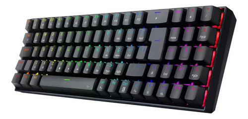 Teclado USB para jugadores Zed Pro Rgb Switch Brown Redragon