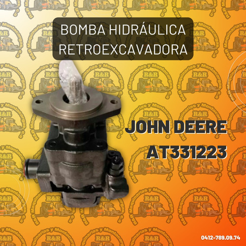 Bomba Hidráulica Retroexcavadora John Deere At331223