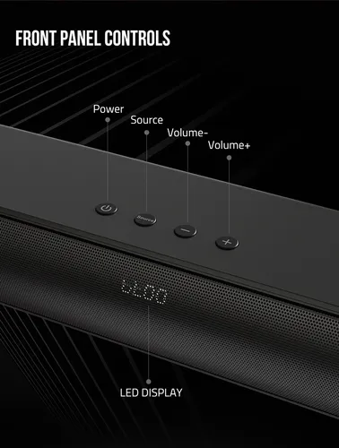 Barra De Sonido Con Subwoofer 2.1 110w Rms Hdmi Fenda Ht-350