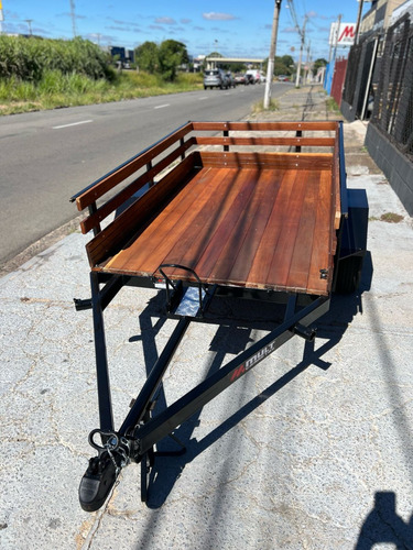 Carretinha Reboque Para Carga E Moto Fazendinha Até 3 Motos