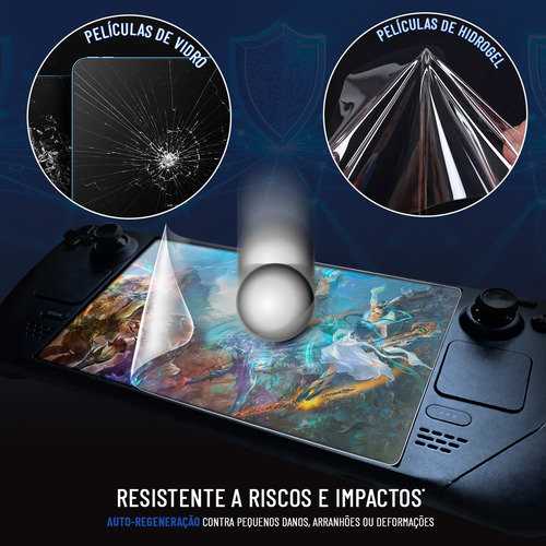 Película Gamer Hidrogel Tpu Nano Para Steam Deck Lcd/ Oled
