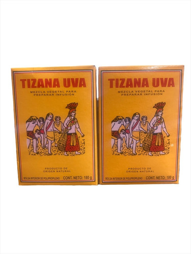 Te Tizana Uva Agranel Caja 180 Grms Riñones Cba Pack De 2