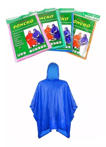 Tradineur - Poncho impermeable con capucha para deportes - Fabricado 100%  poliéster - Alta densidad y revestimiento - Talla XL 