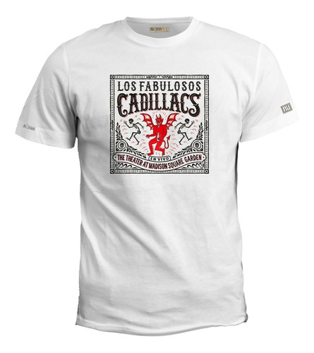 Camiseta 2xl-3xl Los Fabulosos Cadillacs Rock En Español Zxb