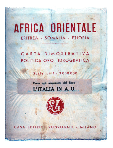 Africa Orientale - Carta Dimostrativa (mapa)