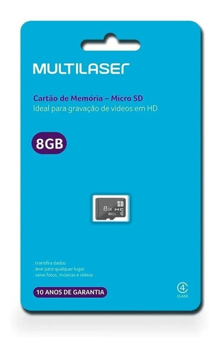 Sd Card 2x1 Multilaser + Aadapt. Usb Mc161