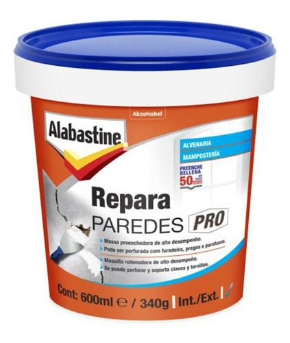 Alabastine Repara Paredes Pro 600 Ml Alba - Mm