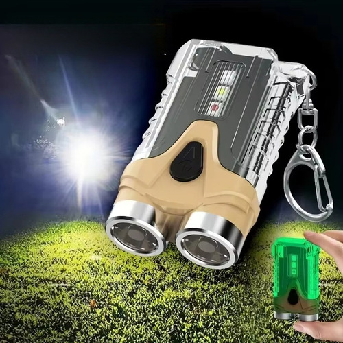 Linterna Tipo Llavero Edc, Mini Lámpara Led, Linterna Con Ca
