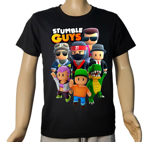 Camiseta Remera Stumble Guys En Dos Bellos Diseños