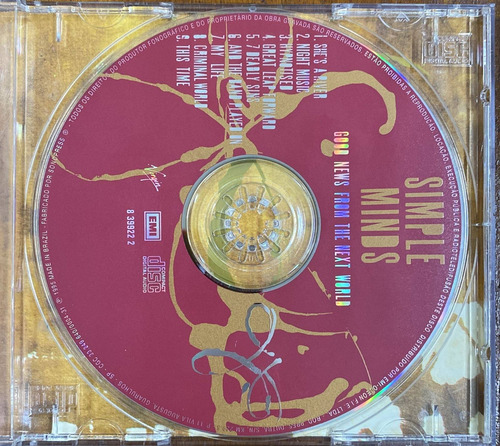 Imagem 3 de 4 de Cd Good News From The Next World Simple Minds