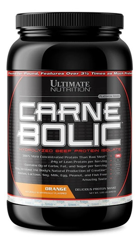 Ultimate Nutrition | Carnebolic Beef Isolate | 2lb | Orange