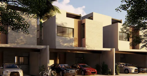 Town House En Venta Villa Avalon En Temozon Norte, Mérida