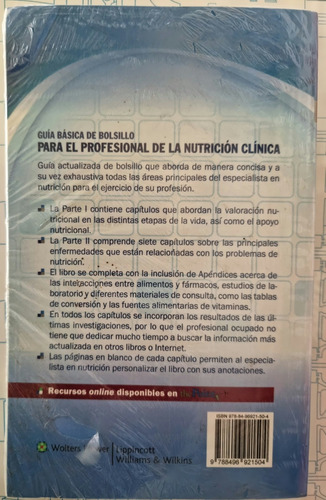 Guía Básica De Bolsillo Para El Profesional De La Nutrición