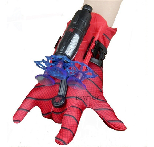 Un Guante Infantil De Juguete Lanza El Disco Spider-man Spid