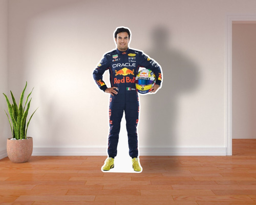 Figura Tamaño Real Checo Pérez Oracle Red Bull Racing 