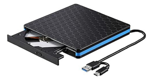 Reproductor De Dvd Unidad Óptica Externa -c Usb 3.0 2 En 1 C