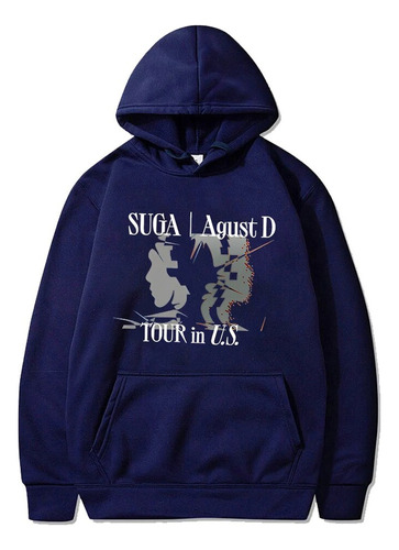 Sudadera Con Capucha Suga Agust D Tour Merch De Kpop, Manga