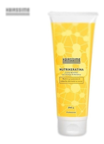 Crema Nutrikeratina Hairssime Tratamiento Sin Enjuague 250gr